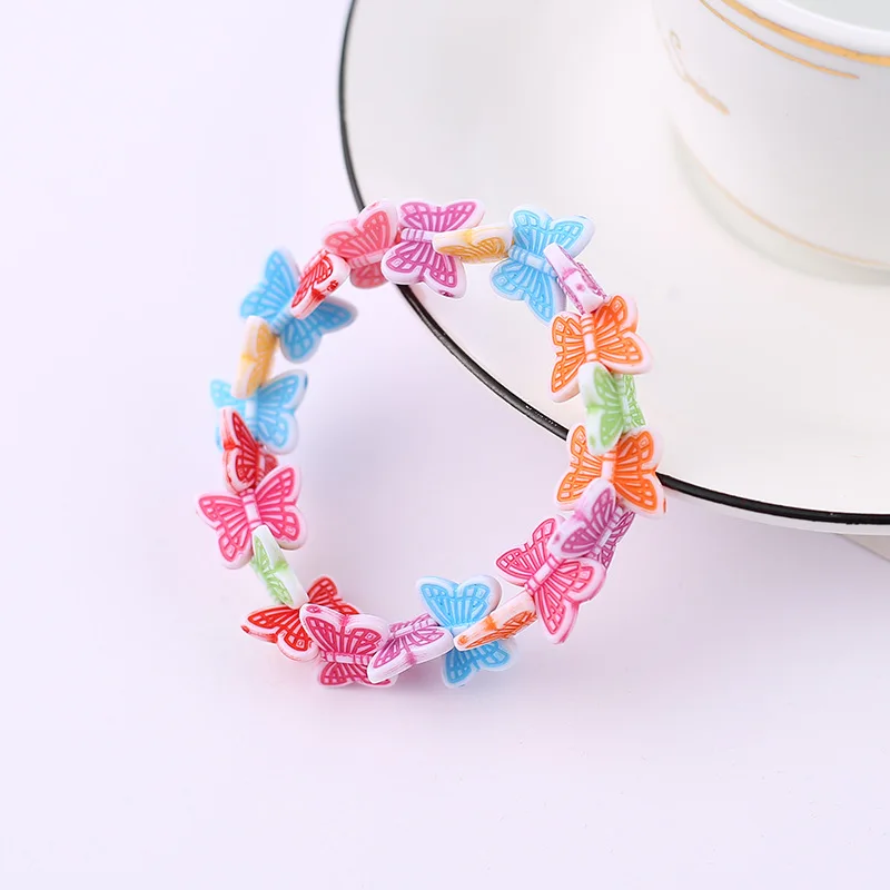 Kids Children Cute Candy Colorful Cartoon Acrylic Butterfly Beads Bracelet for Girl Birthday Party Jewelry Gift Wholesale
Kids Children Cute Candy Colorful Cartoon Acrylic Butterfly Beads Bracelet for Girl Birthday Party Jewelry Gift Wholesale