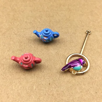 Newest 30pcs/Lot Kawaii 3D Rubber Enamel Alloy Teapot Animal Bird Pendants Oil Drop DIY Jewelry Findings Ornament Accessories
Newest 30pcs/Lot Kawaii 3D Rubber Enamel Alloy Teapot Animal Bird Pendants Oil Drop DIY Jewelry Findings Ornament Accessories