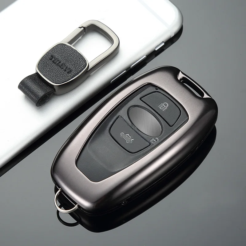 High Quality Deluxe Aluminum Alloy Car Key Case Shell Key Cover Storage Bag Protector for Subaru XV BRZ Forester Outback Legacy
High Quality Deluxe Aluminum Alloy Car Key Case Shell Key Cover Storage Bag Protector for Subaru XV BRZ Forester Outback Legacy