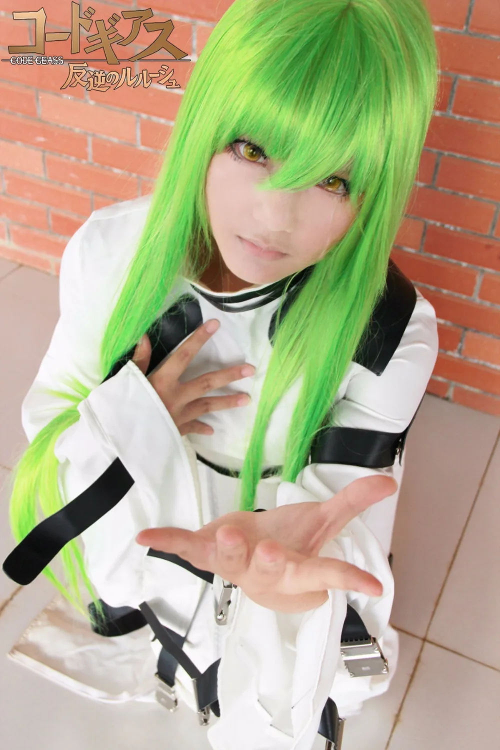 Free Shipping Code Geass C.C.White Uniform Anime Cosplay Costume/100 cm Green Wig
Free Shipping Code Geass C.C.White Uniform Anime Cosplay Costume/100 cm Green Wig