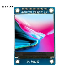 Nouveau IPS 1.3 pouces 3.3V 12PIN SPI HD écran d'affichage TFT couleur ST7789 lecteur IC 240*240(China)