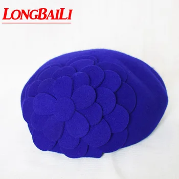Winter Fashion Floral Wool Felt Beret Hats Women Felt Pillbox Hats Lady Dress Stewardess Caps Free Shipping PWFR055
Winter Fashion Floral Wool Felt Beret Hats Women Felt Pillbox Hats Lady Dress Stewardess Caps Free Shipping PWFR055