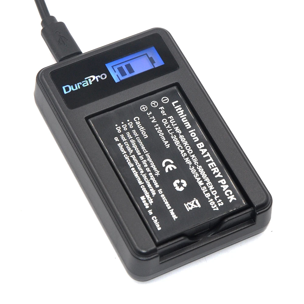 1pc 1200mAh NP-60 NP 60 NP60 Battery+ LCD USB Charger for Samsung SLB-1037 for Fujifilm NP-60 Kodak KLIC-5000 for Olympus Li-20B
1pc 1200mAh NP-60 NP 60 NP60 Battery+ LCD USB Charger for Samsung SLB-1037 for Fujifilm NP-60 Kodak KLIC-5000 for Olympus Li-20B