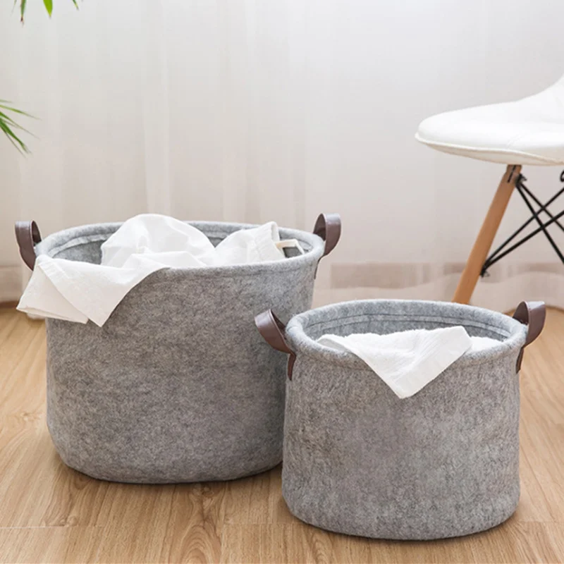 Modern Felt Storage Basket Storage Bins with Handles Foldable Laundry Basket Dirty Clothes Hamper Toys Holder Baskets Home
Modern Felt Storage Basket Storage Bins with Handles Foldable Laundry Basket Dirty Clothes Hamper Toys Holder Baskets Home