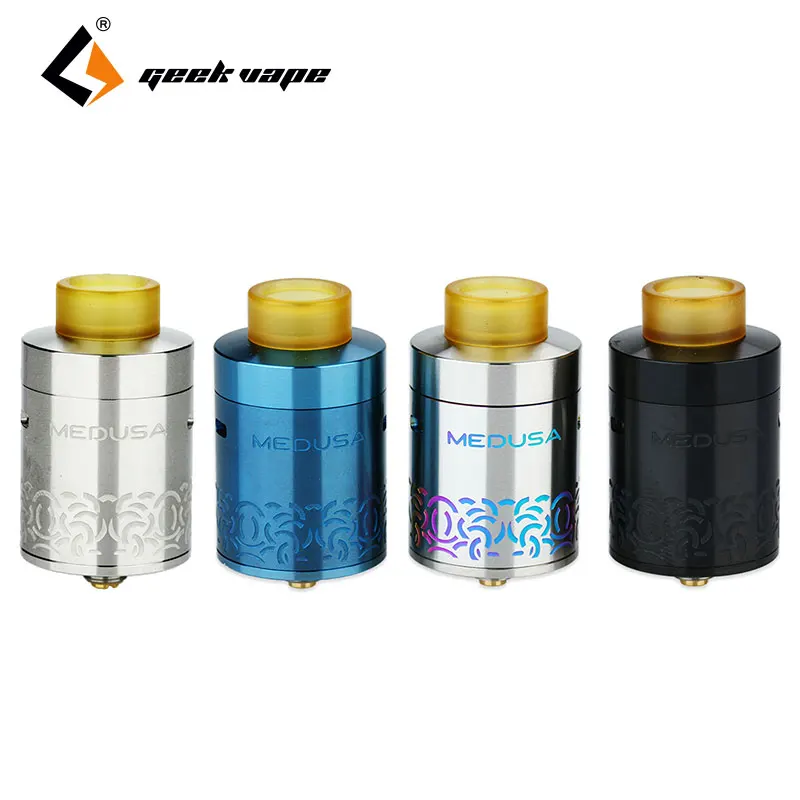 Original GeekVape Medusa Reborn RDTA 3.5ml Capacity Tank with Upgraded Build Deck& Gold Plated Bottom Feeding Pin E-cig Atomizer
Original GeekVape Medusa Reborn RDTA 3.5ml Capacity Tank with Upgraded Build Deck& Gold Plated Bottom Feeding Pin E-cig Atomizer