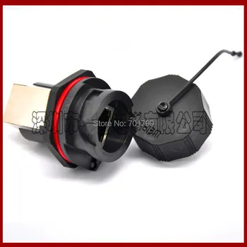 Waterproof Ethernet RJ45 connector RJ45 female;containing crystal pedestal IP67;RJ45F71
Waterproof Ethernet RJ45 connector RJ45 female;containing crystal pedestal IP67;RJ45F71