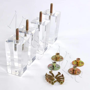 4Pcs 4/4.7inch Furniture table legs M8 Acrylic Furniture Leg Feet 100/120MM Coffee tea bar Stool chair Leg Feet
4Pcs 4/4.7inch Furniture table legs M8 Acrylic Furniture Leg Feet 100/120MM Coffee tea bar Stool chair Leg Feet