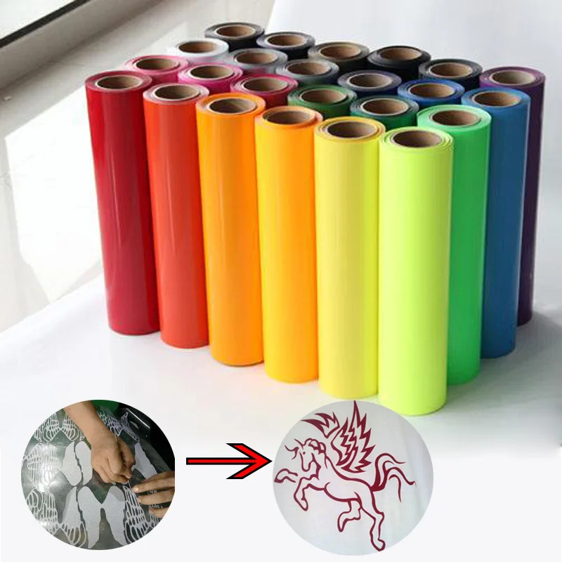 Six Colors Choosen Fluorescent heat trasnfer vinyl DIY T-shirt transfer film South Quality
Six Colors Choosen Fluorescent heat trasnfer vinyl DIY T-shirt transfer film South Quality