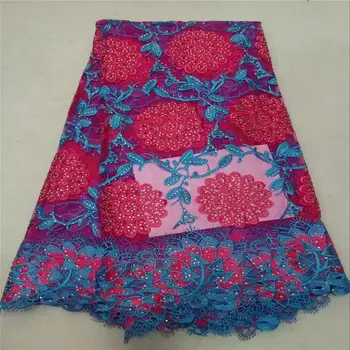 fuchsiac African Laces Fabric nigerian Guipure French Lace Fabric High quality 2018 African French with stone for weddingL5
fuchsiac African Laces Fabric nigerian Guipure French Lace Fabric High quality 2018 African French with stone for weddingL5