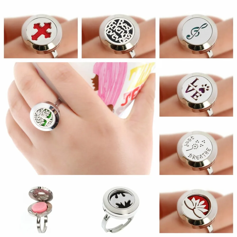 Tree of Life Ribbon Diffuser Locket Ring 316 L Stainless Steel Locket Essential Oil Ring size adjustable 20mm magnetic 10 pads
Tree of Life Ribbon Diffuser Locket Ring 316 L Stainless Steel Locket Essential Oil Ring size adjustable 20mm magnetic 10 pads