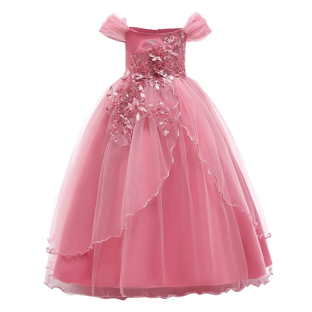 2019 Fashion Bridesmaid Dresses for Kids Vintage Flower Ball Gown Girls Dress for Party and Wedding Elegant Long Princess Dress
2019 Fashion Bridesmaid Dresses for Kids Vintage Flower Ball Gown Girls Dress for Party and Wedding Elegant Long Princess Dress