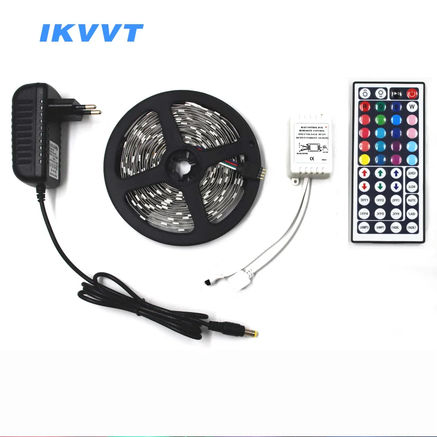 IKVVT RGB LED Strip Light smd5050 5m 10m 15m lamp Waterproof Flexible LED Tape Diode Ribbon ip Neon Light Power Supply 12V led
IKVVT RGB LED Strip Light smd5050 5m 10m 15m lamp Waterproof Flexible LED Tape Diode Ribbon ip Neon Light Power Supply 12V led