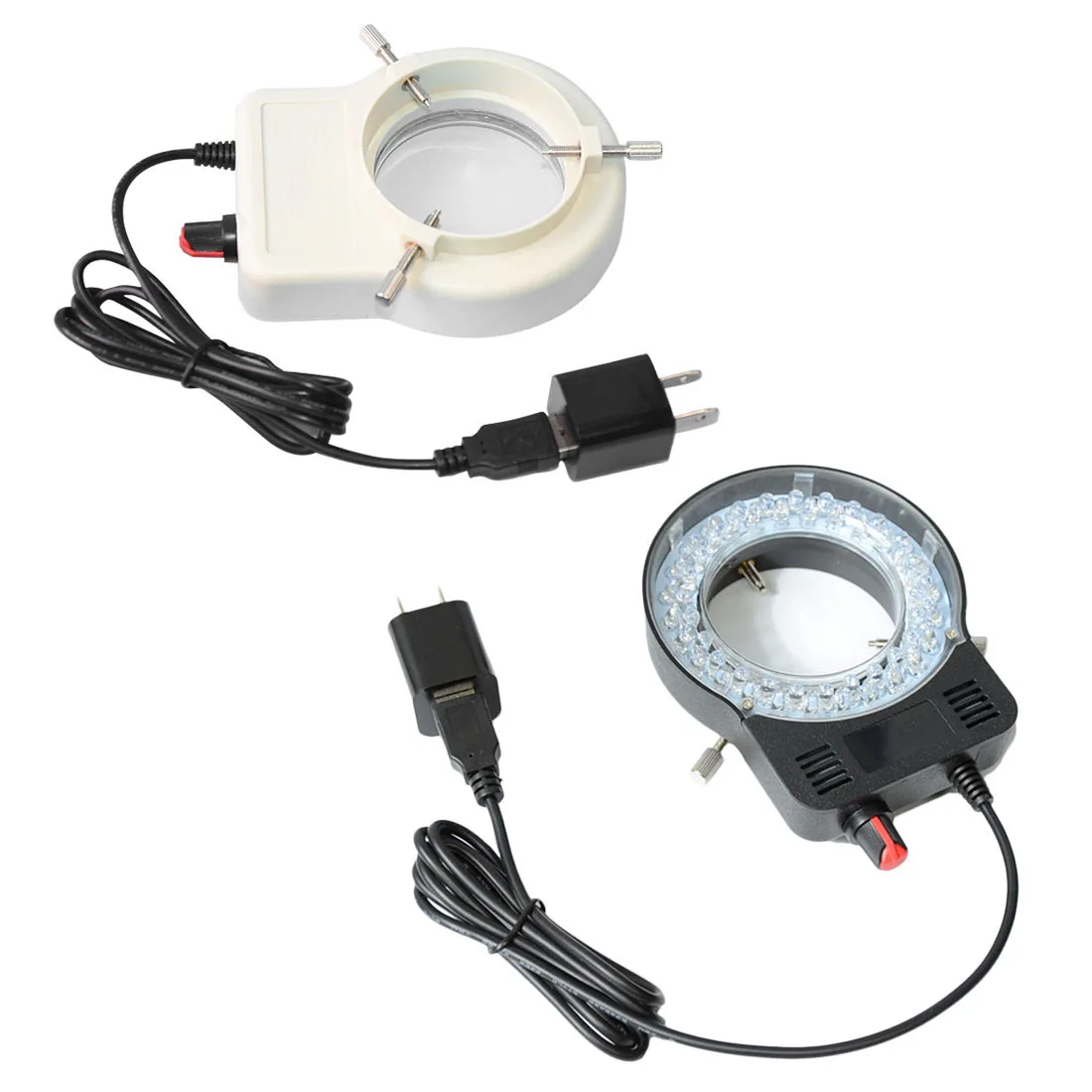 Microscope Adjustable USB LED Ring Light Illuminator Lamp For Stereo Microscope Excellent Circle Light 100V 250V 40000LM
Microscope Adjustable USB LED Ring Light Illuminator Lamp For Stereo Microscope Excellent Circle Light 100V 250V 40000LM