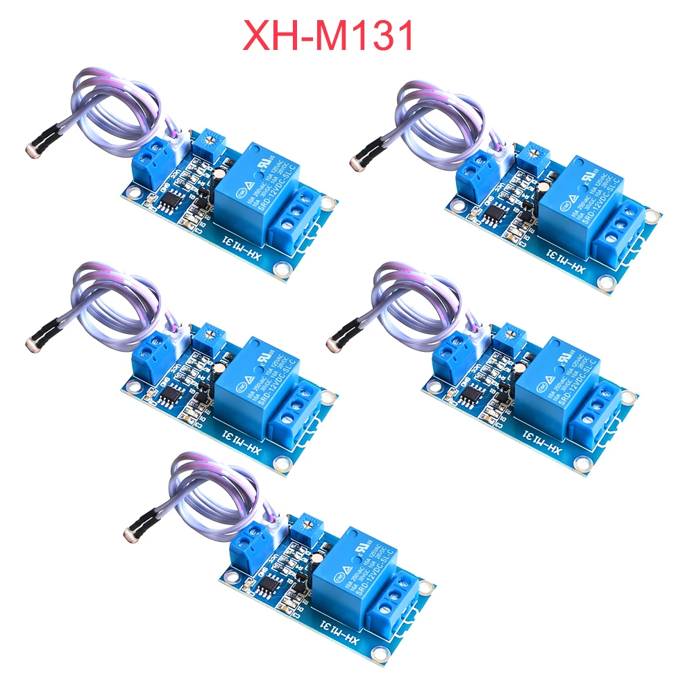 5Pcs XH-M131 DC 12V Light Control Switch Photoresistor Relay Module Detection Sensor 10A Brightness Automatic Control Module
5Pcs XH-M131 DC 12V Light Control Switch Photoresistor Relay Module Detection Sensor 10A Brightness Automatic Control Module
