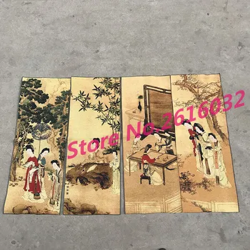 Hot Nepal Tangka portrait tapestry meilanzhuju Buddhism four screen silk painting painting during the Cultural Revolution #9888
Hot Nepal Tangka portrait tapestry meilanzhuju Buddhism four screen silk painting painting during the Cultural Revolution #9888