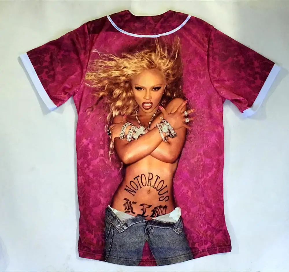 Real US American Size Notorious Kim - Lil Kim high quality 3D Sublimation Print Button up Jersey plus size 3xl 4xl 5xl 6xl
Real US American Size Notorious Kim - Lil Kim high quality 3D Sublimation Print Button up Jersey plus size 3xl 4xl 5xl 6xl