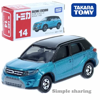 Tomica #14 Suzuki Escudo vitara 1:63 6CM SUV sport utility vehicle Takara Tomy Diecast metal model Toy car
Tomica #14 Suzuki Escudo vitara 1:63 6CM SUV sport utility vehicle Takara Tomy Diecast metal model Toy car