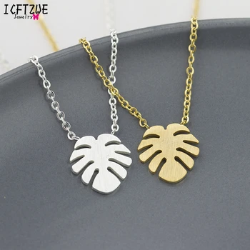 Tropical Palm Leaf Choker Necklace For Women Stainless Steel Boho Hawaiian Monstera Charm Choker Necklaces Pendant Beach Jewelry
Tropical Palm Leaf Choker Necklace For Women Stainless Steel Boho Hawaiian Monstera Charm Choker Necklaces Pendant Beach Jewelry