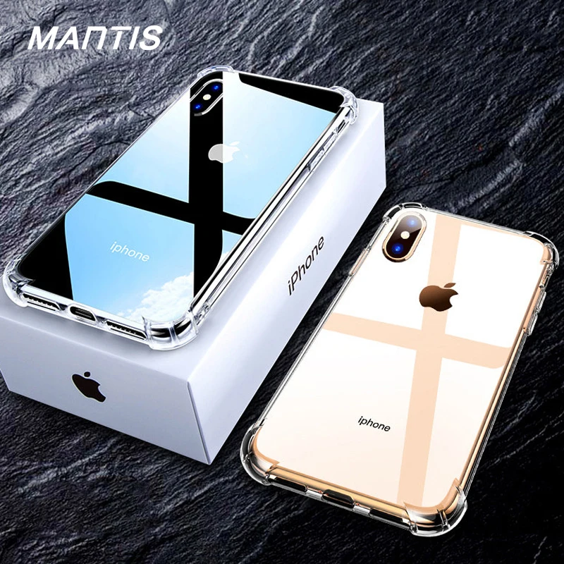 MANTIS Airbag Shockproof Phone Case for iPhone XS Max 5 5S Soft Clear Cover for iPhone 6 6S 7 8 Plus X XR TPU Transparent Funda
MANTIS Airbag Shockproof Phone Case for iPhone XS Max 5 5S Soft Clear Cover for iPhone 6 6S 7 8 Plus X XR TPU Transparent Funda