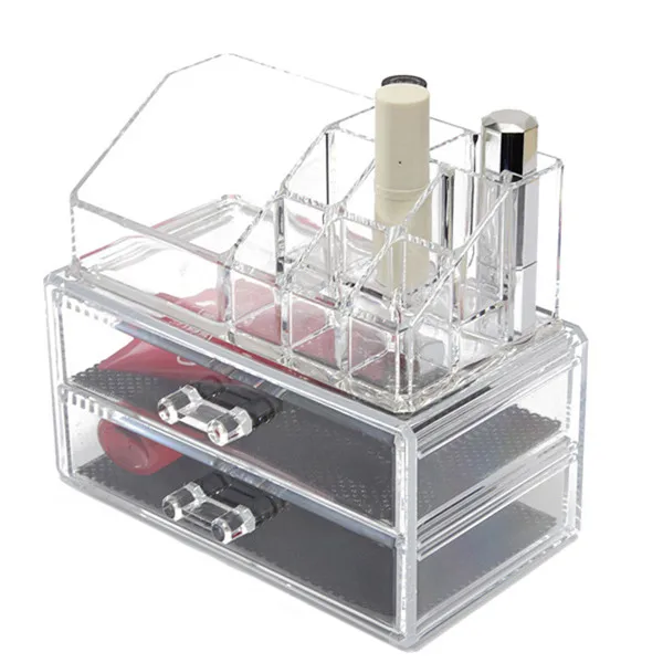 Creative double-layer drawer type transparent cosmetic storage box acrylic Makeup Make Up Lipstick Display Stand Storage box
Creative double-layer drawer type transparent cosmetic storage box acrylic Makeup Make Up Lipstick Display Stand Storage box