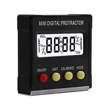 NEW2022 NEW 360Degree Mini Digital Protractor Inclinometer Electronic Level Box Magnetic Base Measuring Tools
NEW2022 NEW 360Degree Mini Digital Protractor Inclinometer Electronic Level Box Magnetic Base Measuring Tools