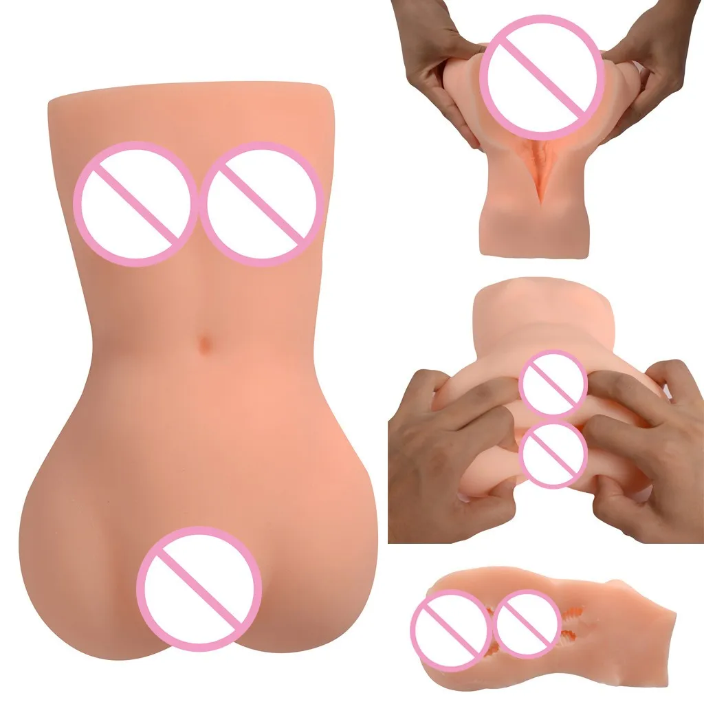 

Male Masturbator Lifelike Virgin Pussy Ass doll 3D Realistic Tight Vagina Anus Medical TPE Ass Sex Doll sex toys for men#G35