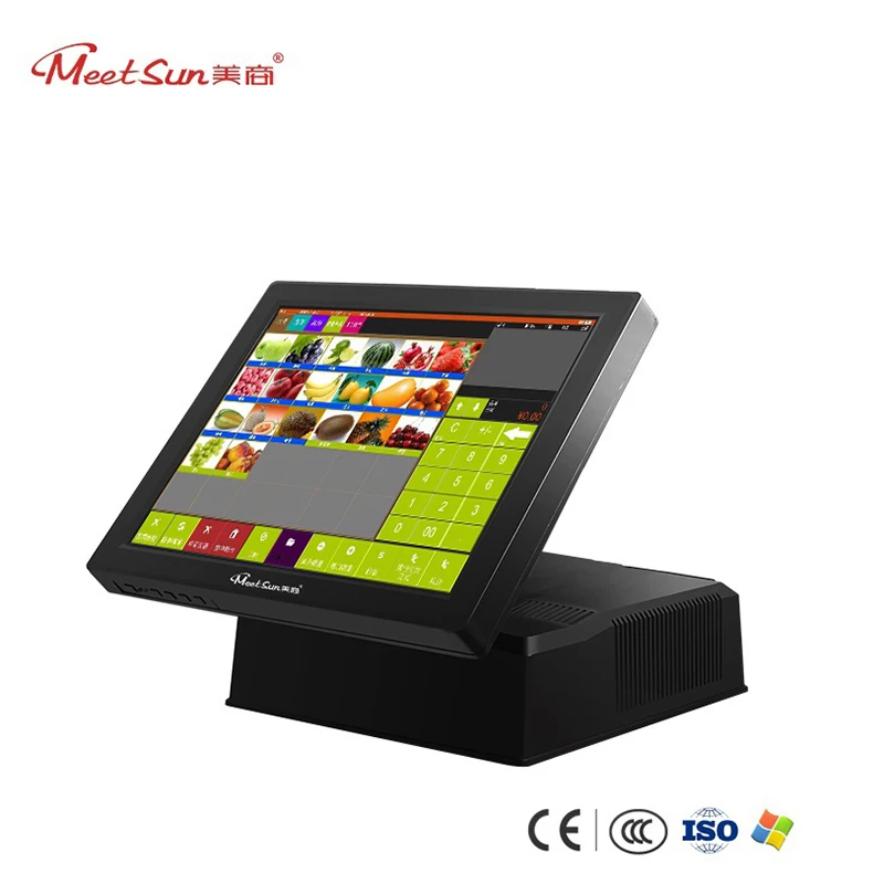 Meetsun MS-808 15 Inch LCD Touch Screen Monitor POS System Cash Register POS Terminal Machine Restaurant Equipment Black New
Meetsun MS-808 15 Inch LCD Touch Screen Monitor POS System Cash Register POS Terminal Machine Restaurant Equipment Black New
