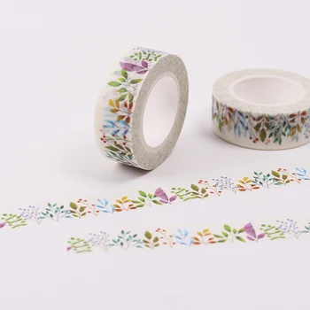 1.5cm X10m Herbaceous Plant Paper Washi Tape Diy Decoration Scrapbooking Planner Masking Tape Adhesive Tape Kawaii Stationery
1.5cm X10m Herbaceous Plant Paper Washi Tape Diy Decoration Scrapbooking Planner Masking Tape Adhesive Tape Kawaii Stationery