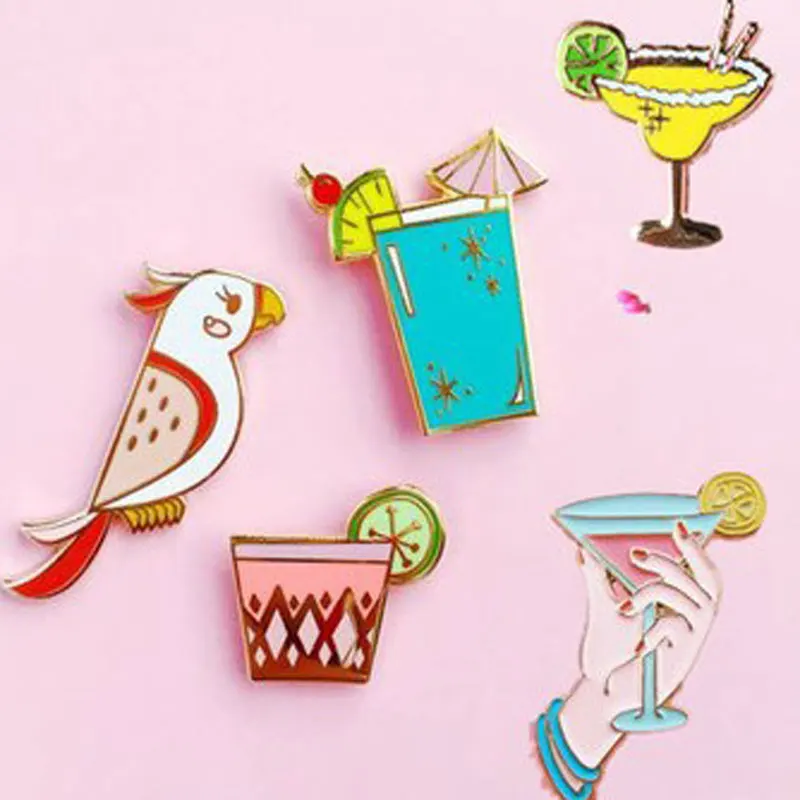 1 PCS Summer Style Lemon Cup Series Badge Parrot Beach Cup Brooch Metal Badges Backpack Decoration Brooches
1 PCS Summer Style Lemon Cup Series Badge Parrot Beach Cup Brooch Metal Badges Backpack Decoration Brooches