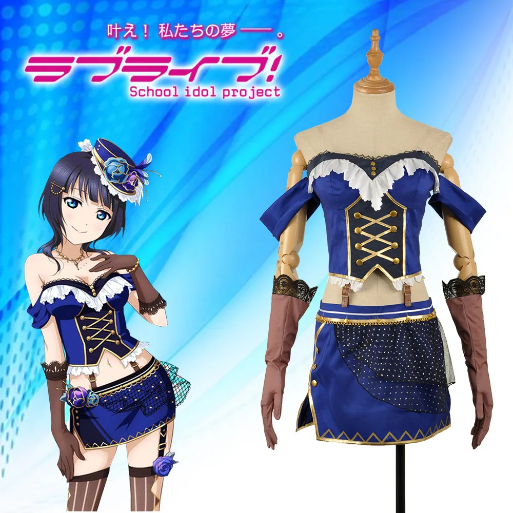 LoveLive! Школьный кумир фестиваль Асака Карин косплей костюм девушка сексуальная