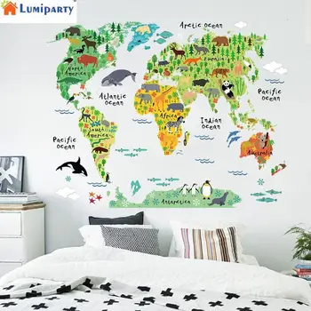TPFOCUS Animal World Map Waterproof Wall Sticker Decal Removable Home Decor For Bedroom Living Room
TPFOCUS Animal World Map Waterproof Wall Sticker Decal Removable Home Decor For Bedroom Living Room