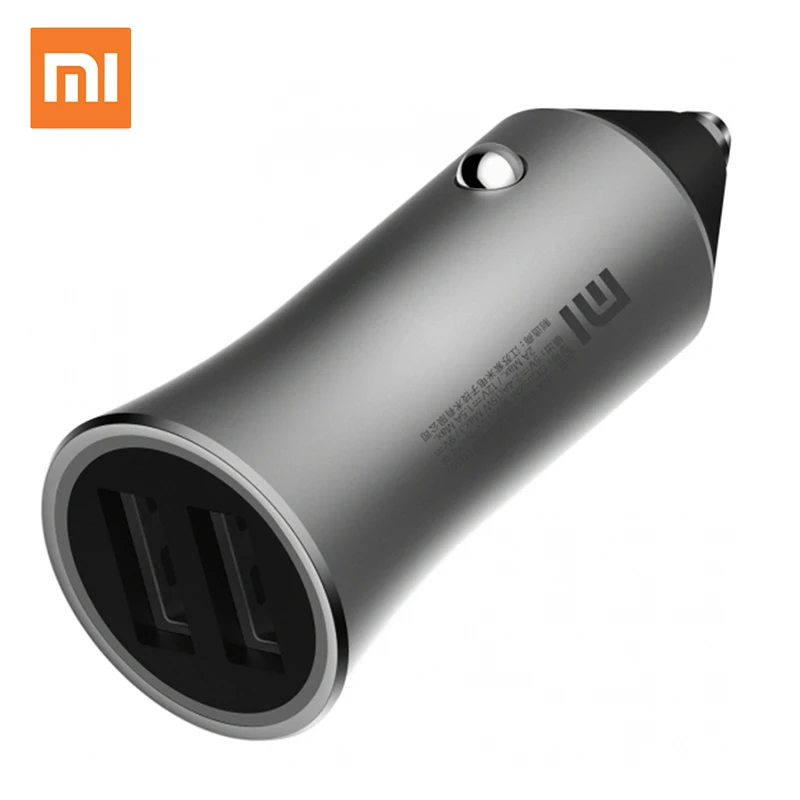 Original Xiaomi mi Quick Car Charger 18W 2 USB Qualcomm Fast Car Charger Unuversal For Xiaomi Samsung Smartphone 5V/2.4A Charger
Original Xiaomi mi Quick Car Charger 18W 2 USB Qualcomm Fast Car Charger Unuversal For Xiaomi Samsung Smartphone 5V/2.4A Charger