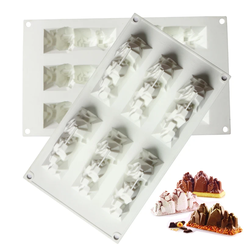 New Ice Cliff Snow Mountain Shaped Silicone Mousse Mold DIY Dessert Fondant Mousse Chocolate Mould Cake Decorating Tool Bakeware
New Ice Cliff Snow Mountain Shaped Silicone Mousse Mold DIY Dessert Fondant Mousse Chocolate Mould Cake Decorating Tool Bakeware