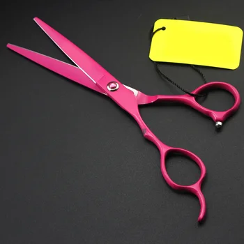 6.0inch Japan left hand 440C rose red Hairdressing Scissors Cutting Shears Custom Scissors Barber Hair Scissors Engrave words
6.0inch Japan left hand 440C rose red Hairdressing Scissors Cutting Shears Custom Scissors Barber Hair Scissors Engrave words
