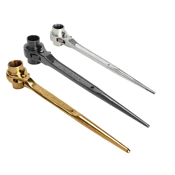 Hand Tools Scaffold Ratchet Wrench Solid Spanner High Quality Material CR-V 19mm/22mm Repair Socket Tool Durable Head Tools HR
Hand Tools Scaffold Ratchet Wrench Solid Spanner High Quality Material CR-V 19mm/22mm Repair Socket Tool Durable Head Tools HR