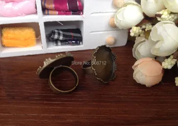 Free ship!!100piece 20mm Bronze Color Ring base with round crown edged cabochon mountings
Free ship!!100piece 20mm Bronze Color Ring base with round crown edged cabochon mountings