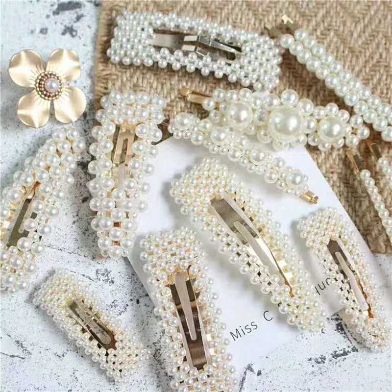 HOCOLE New Various Styles Hair Claws Simulated Pearl Lady Headwear Accessories for Women Hairpins Barrette Accessories
HOCOLE New Various Styles Hair Claws Simulated Pearl Lady Headwear Accessories for Women Hairpins Barrette Accessories