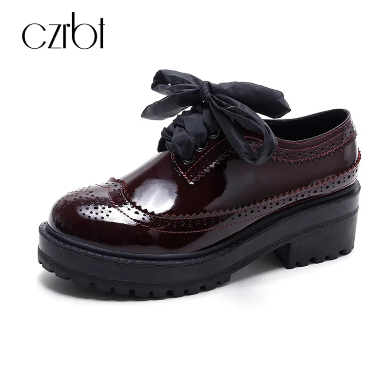 CZRBT Natural Cow Leather Fashion Brogue British Style Shoes Young Ladies Loafers Casual Flats Moccasin Shoes Women Handmade
CZRBT Natural Cow Leather Fashion Brogue British Style Shoes Young Ladies Loafers Casual Flats Moccasin Shoes Women Handmade