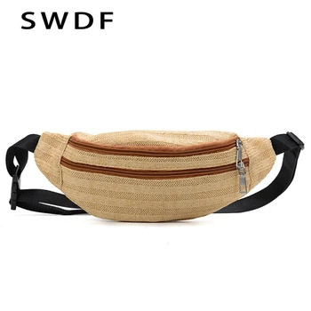 SWDF New Waist Bags Women Designer Fanny Pack Straw Fashion Belt Banana Bag High Quality Female Purse Womens Holographic Heuptas
SWDF New Waist Bags Women Designer Fanny Pack Straw Fashion Belt Banana Bag High Quality Female Purse Womens Holographic Heuptas