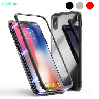 100pcsmetal Magnetic Adsorption Phone Case for iPhone X XS MAX 8 7 Plus Samsung Clear Tempered Glass Built-in Magnet Ultra Cover
100pcsmetal Magnetic Adsorption Phone Case for iPhone X XS MAX 8 7 Plus Samsung Clear Tempered Glass Built-in Magnet Ultra Cover