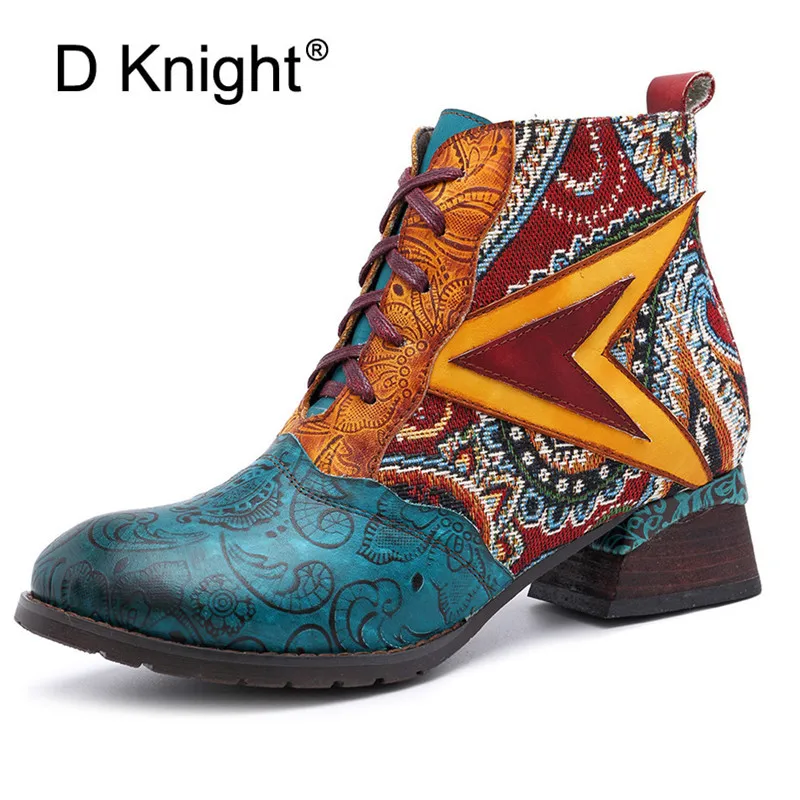 Retro Embroidery Star Genuine Leather Boots Women Western Cowboy Ankle Boots Zipper/Lace up Winter 2019 Women Shoes Plus Size 42
Retro Embroidery Star Genuine Leather Boots Women Western Cowboy Ankle Boots Zipper/Lace up Winter 2019 Women Shoes Plus Size 42