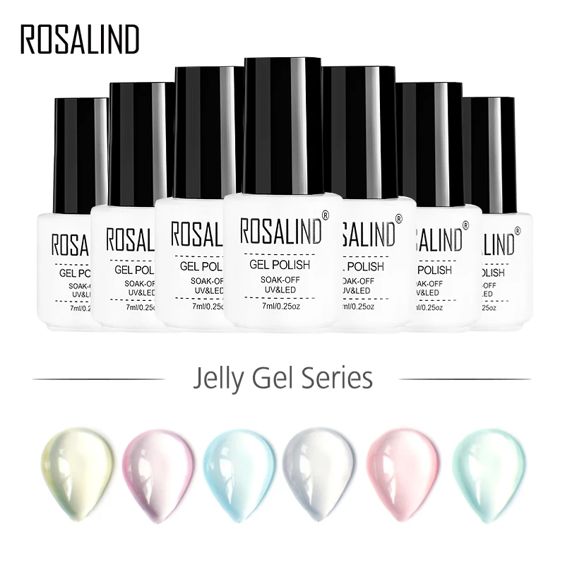 ROSALIND Gel 1S 7ML White Bottle Jelly Color Series Gel Nail Polish Gel Varnish Semi Permanent UV LED Soak-Off Nail Art Polishes
ROSALIND Gel 1S 7ML White Bottle Jelly Color Series Gel Nail Polish Gel Varnish Semi Permanent UV LED Soak-Off Nail Art Polishes
