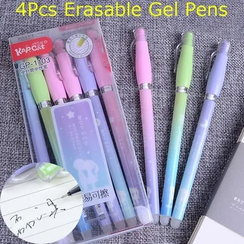 4Pcs Set Erasable Pen Gel Kawai Gel Pen School Chancery Supply Stationary Cute Funny Stationery 0.38 Blue Back Ink
4Pcs Set Erasable Pen Gel Kawai Gel Pen School Chancery Supply Stationary Cute Funny Stationery 0.38 Blue Back Ink