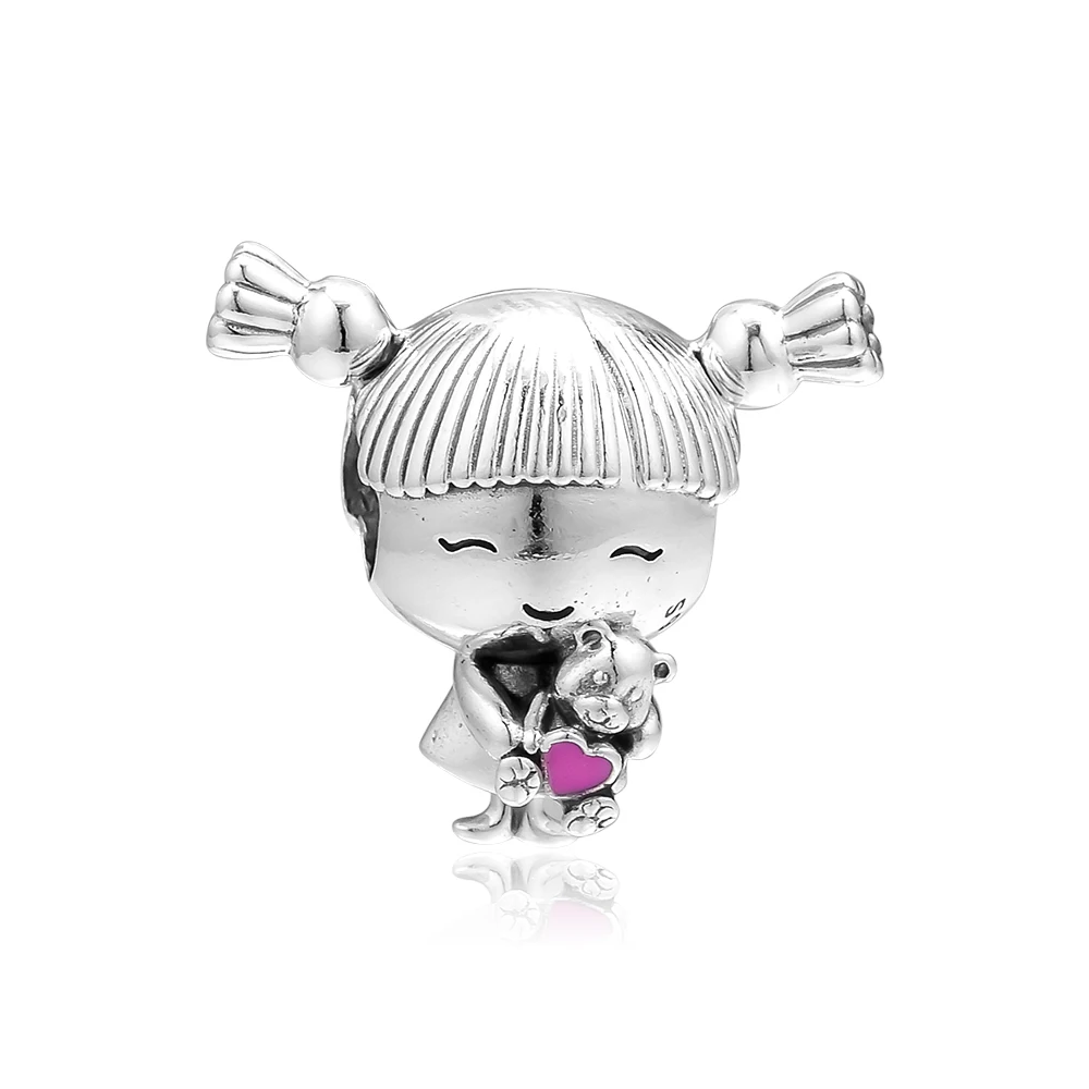 Pandulaso Girl with Pigtails Charm Fits Sterling Silver Jewelry Bracelet & Bangle Woman DIY Fashion Mother's Day Beads
Pandulaso Girl with Pigtails Charm Fits Sterling Silver Jewelry Bracelet & Bangle Woman DIY Fashion Mother's Day Beads