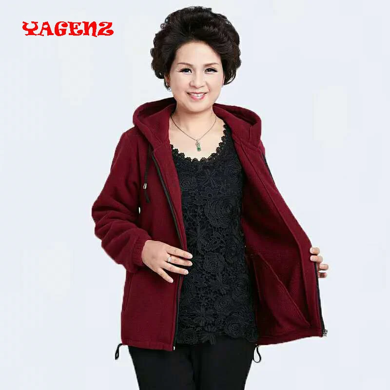 Ms Casual coat 2019New winter fall middle-aged ladies Hooded Warm Fleece Jackets Hood Coat Middle Aged Women Plus Size Overcoats
Ms Casual coat 2019New winter fall middle-aged ladies Hooded Warm Fleece Jackets Hood Coat Middle Aged Women Plus Size Overcoats