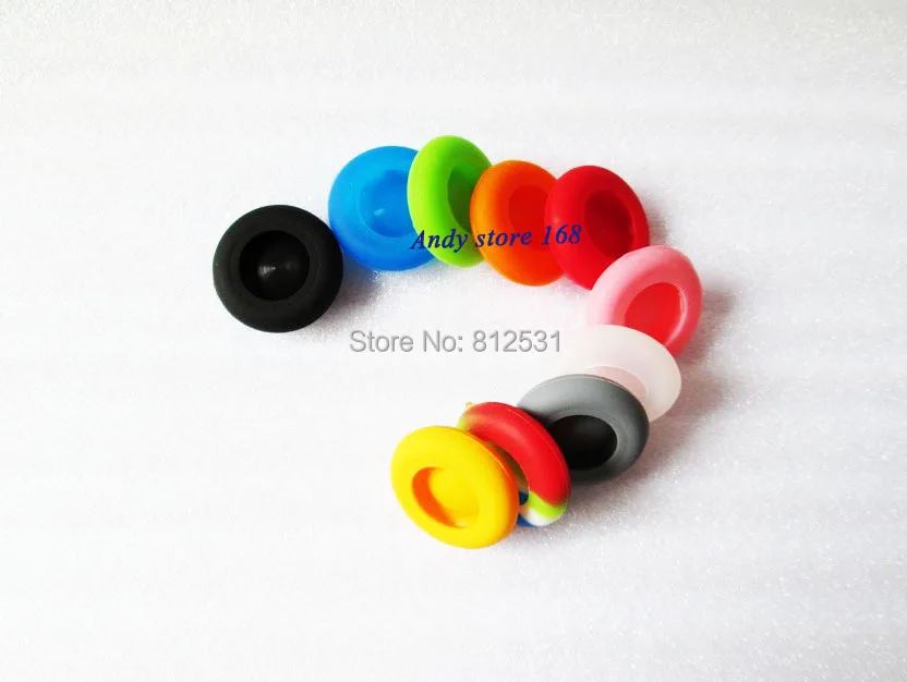 New Colorful Silicone Thumbstick Joystick Cover Grips Cap Skin For PS4 Mushroom Head 100pcs/lot | Электроника