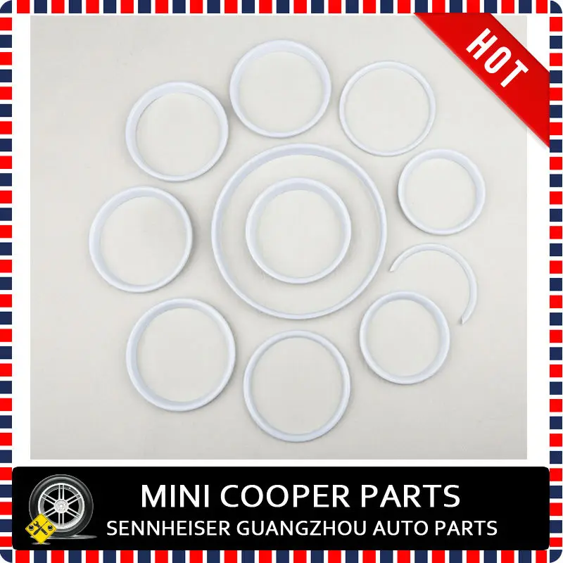 Brand New ABS Plastic UV Protected Interior Rings Mini Ray Style Pure White Color For mini cooper F56(11 Pcs/Set)
Brand New ABS Plastic UV Protected Interior Rings Mini Ray Style Pure White Color For mini cooper F56(11 Pcs/Set)