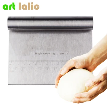 1pc Stainless Steel Pizza Dough Scraper Cutter Baking Pastry Spatulas Fondant Cake Decoration Tools Kitchen Accessories
1pc Stainless Steel Pizza Dough Scraper Cutter Baking Pastry Spatulas Fondant Cake Decoration Tools Kitchen Accessories