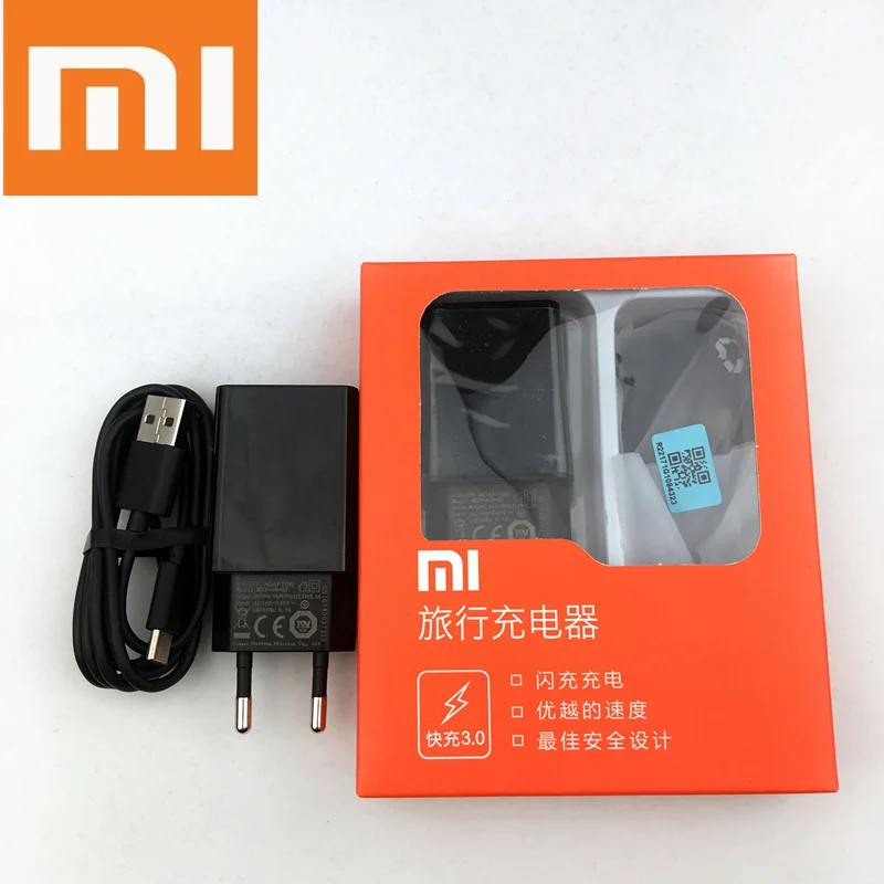 Original EU XiaoMi mi 8 charger QC3.0 Fast Charging Type C cable for Mi 8SE 6 A2 6X 5 5X 5C 5S plus Note 2 3 Red mi
Original EU XiaoMi mi 8 charger QC3.0 Fast Charging Type C cable for Mi 8SE 6 A2 6X 5 5X 5C 5S plus Note 2 3 Red mi