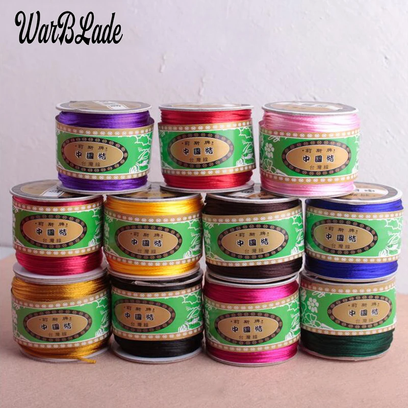 High Quality 69m 1.5mm Nylon Cord Cotton Cord Thread Chinese Knot Plastic String Rope Bead DIY Bracelet Necklace Jewelry Making
High Quality 69m 1.5mm Nylon Cord Cotton Cord Thread Chinese Knot Plastic String Rope Bead DIY Bracelet Necklace Jewelry Making
